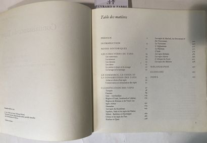 null Conaissance du Tapis, E. GANS-RUEDIN, Ed. Vilo
On joint un volume : L'art de...