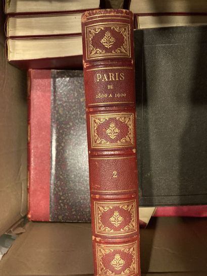 null Box of books, bindings XVIIIth - XIXth century