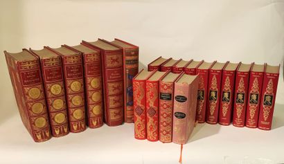 null Lot de livres divers éditions du XIXe et XXe de romans, mémoires complètes de...