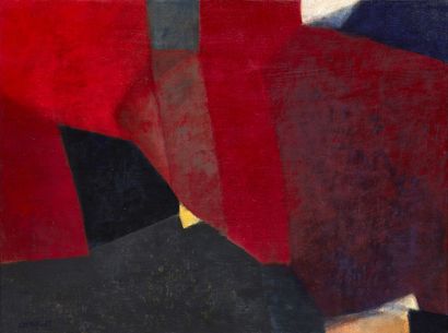 null Jean Louis COURSAGET (1948)
Composition abstraite en rouge
Huile sur toile signée...