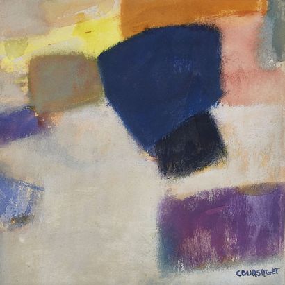 null Jean Louis COURSAGET (1948)
Deux compositions abstraites
Pastel et techniques...