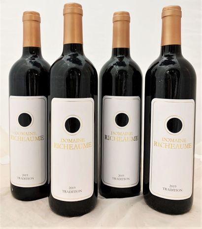 null PROVENCE
4 bottles IGP Méditerranée 'Tradition' Domaine Richeaume. Red 2019