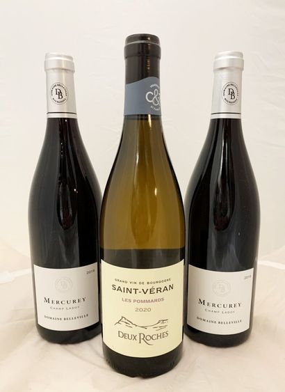 null BOURGOGNE
2 bottles Mercurey 'Champs Ladoy' Domaine de Belleville. Red 2019
1...