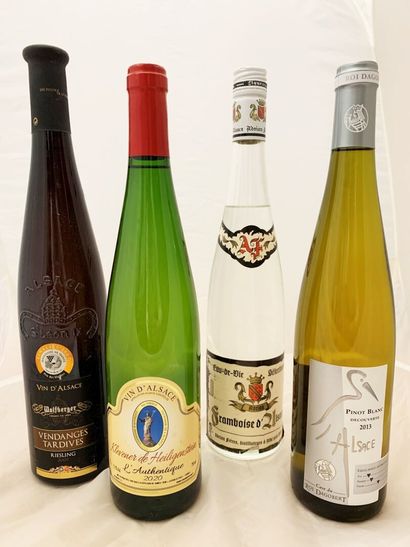 null ALSACE
1 bouteille Eau de vie de framboise d'Alsace 45% vol. Adrian Frères....