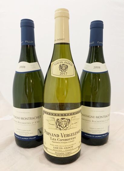 null BOURGOGNE
2 bottles Chass-Montrachet 1er cru 'Grandes Ruchottes' Fernand & Laurent...
