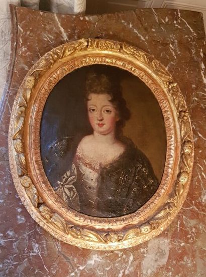 null Ecole FRANÇAISE vers 1700, suiveur de Pierre MIGNARD
Portrait de Madame de Bourgogne...