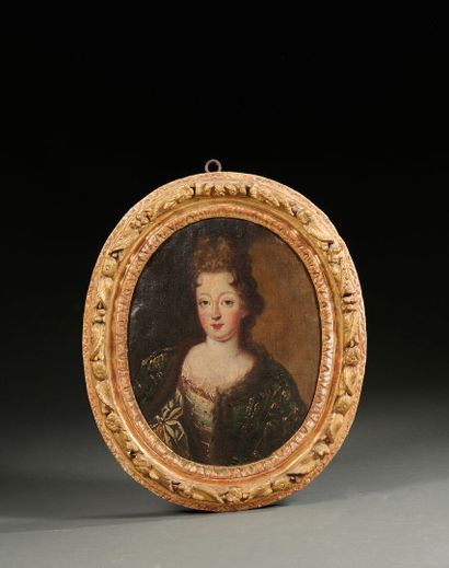 null Ecole FRANÇAISE vers 1700, suiveur de Pierre MIGNARD
Portrait de Madame de Bourgogne...