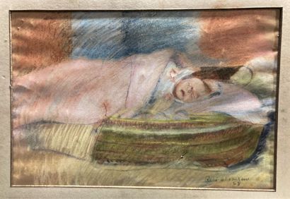 null René THOMSEN (1897-1976)
Enfant endormi - L'Attente - Au cirque
3 pastels ou...