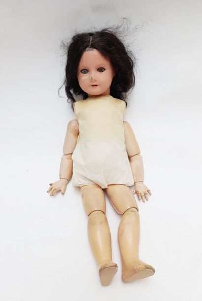 null Composition head and body doll (as is) bears mark SFBJ 11
Height: 58 cm