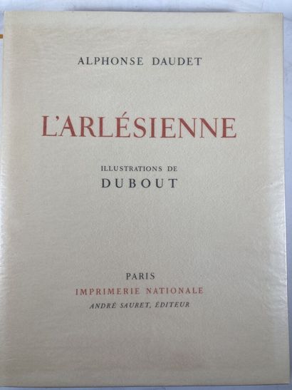 ILLUSTRE MODERNES
- DUBOUT.- Alphonse DAUDET....