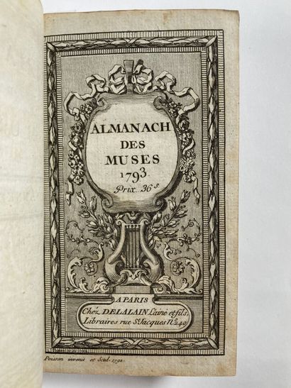ALMANACH DES MUSES. Paris, Delalain, 1793....
