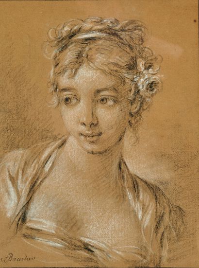 François BOUCHER (Paris 1700 - 1775)
Portrait...