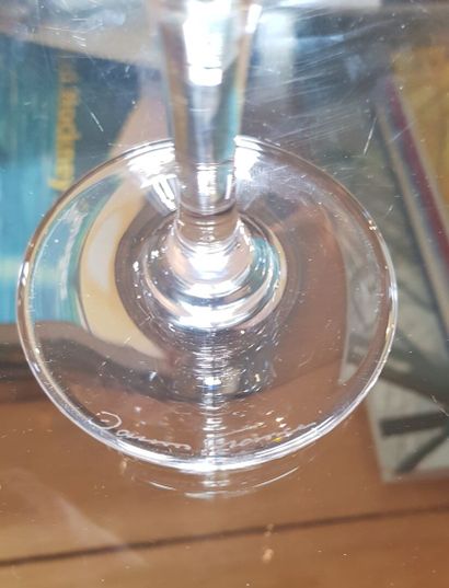 null DAUM FRANCE
Partie de service de verres en cristal modèle Saumur comprenant...