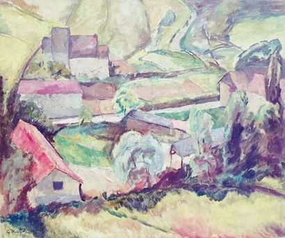 null MAILLOL Gaspard (1880- 1945-46)

Village dans une vallée 

Huile sur toile signée...