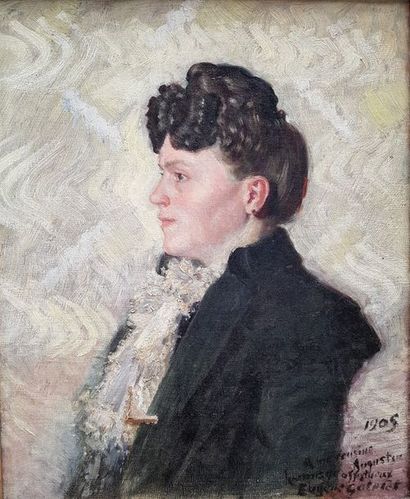 null GATELET Eugène (1877-? )

Portrait de dame de profil 

Huile sur toile signée,...