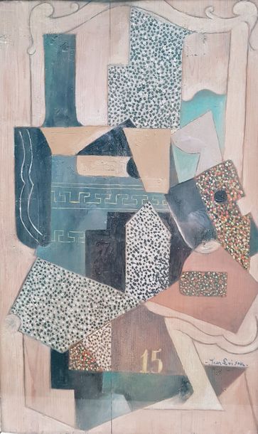 null LOISON Jean (XXème siècle) 

Composition cubiste au nombre 15 

Huile sur panneau...