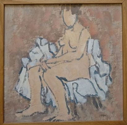 null Pierre COQUET (1926)

nu assis

huile sur toile signé en bas à droite 34,5 x...