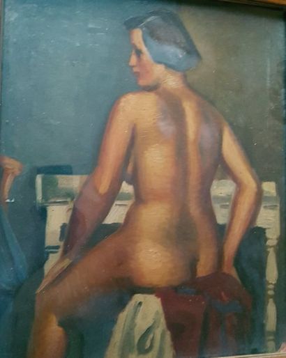 null BESSET René (1900-1980) 

Femme nue de dos 

Huile sur carton signée deux fois...