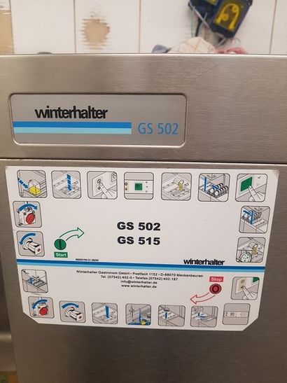 null Lave-vaisselle à capot WINTERHALTER GS 502 inox (03/16)