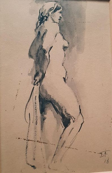 null FRECHKOP Léonid (1897-1982)

Femme sortant du bain

Encre et lavis sur papier...