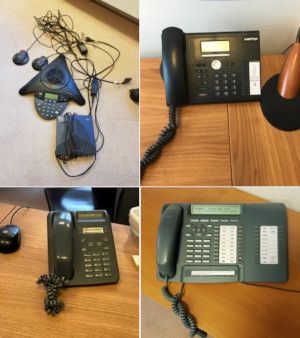null 35 postes téléphoniques standard, simples ou téléconférence dont POLYCOM SoundStation
1...