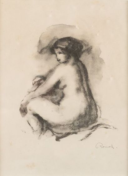 null Pierre - Auguste RENOIR (1841 - 1919)

Etude de Femme nue assise.

Lithographie...