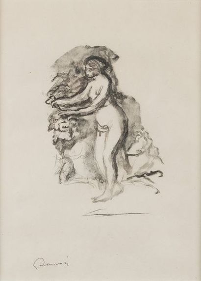 null Pierre - Auguste RENOIR (1841 - 1919)

Femme au cep de vigne, 4e variante.

Lithographie...