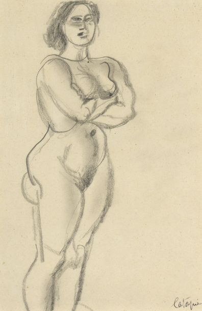 null Louis LATAPIE (1891-1972)

Femme nue

Crayon signé en bas à droite

26 x 17...