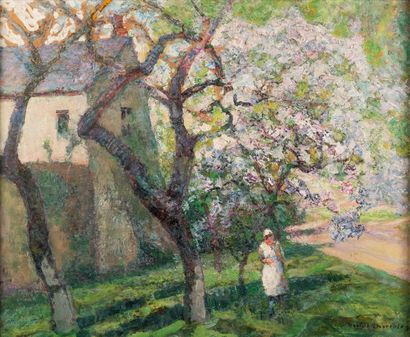 null Victor CHARRETON (1864-1936)

Cerisiers en fleurs au printemps

Huile sur toile....