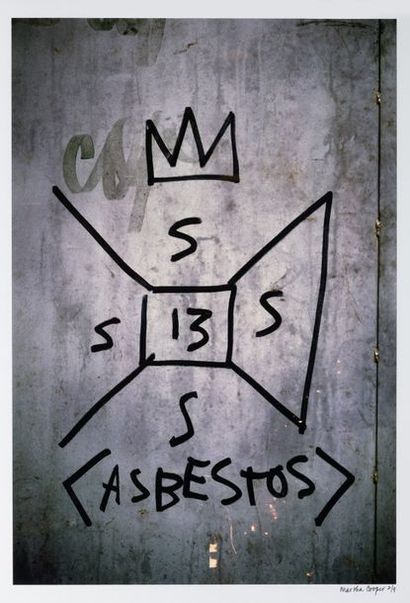Martha COOPER (1942) 
Basquiat Abestos New...