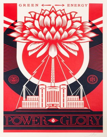 SHEPARD FAIREY 
Power Glory 2018 
Lithographie...