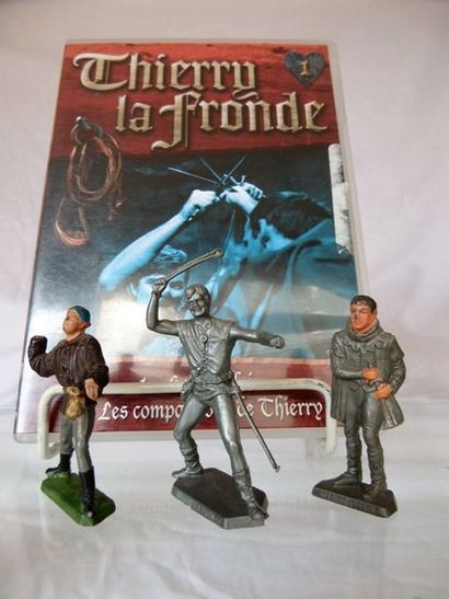 null Lot "Thierry la Fronde": un dvd, trois figurines offertes par le café Caiffa...