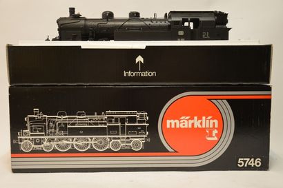 null MÄRKLIN I moderne, réf 5746, locotender 232, noire, de la DB, type 78 355, Lg....