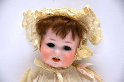 null Baby doll, GEO BORGFELD 237 A.2.M., open mouth, sleeping eyes, baby body composition,...