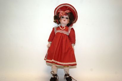 null Girl doll, GEBRUDER HEUBACH 8192, character doll, sleepy eyes, open mouth, new...