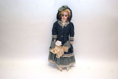 null Lady doll, GEBRUDER KUNLENZ 38-27, head with closed bust, closed mouth, fixed...