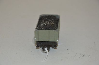 null MÄRKLIN 311 K G.5, (1948/9) wagon overlay chargé de charbon, gris, envelope...