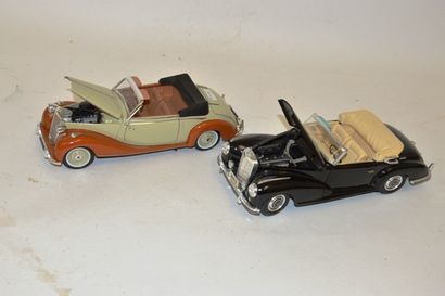 null (2) convertible cars 1/18 scale in perfect condition

- 1950 Mercedes 170 S...