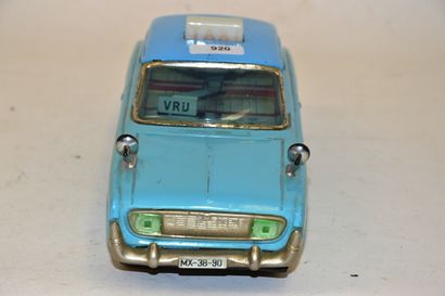 null ICHICO, Japan, Ford Taunus, in blue sheet metal "TAXI", friction, Lg 23cm, in...