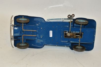 null JEP, Citroën traction, in painted sheet metal, blue two-tone, Lg32cm, original...