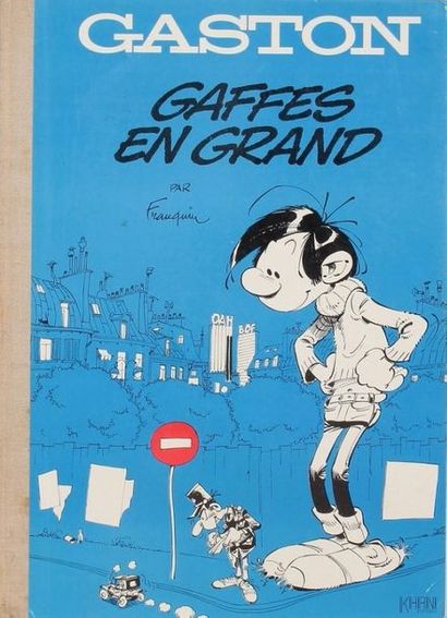 null Franquin/Gaston. Album format planche "Gaffes en grand". Edition numérotée/1000...