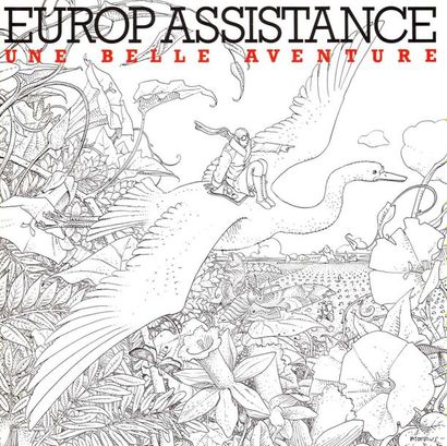 null Moebius. Album promo pour Europe Assistance "Une belle aventure" édité en 1981....