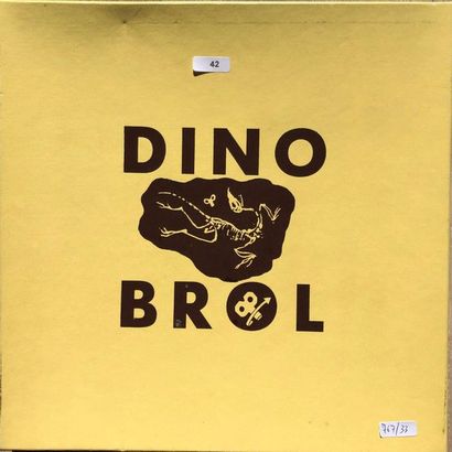 null Portfolio "Dino Brol" contenant 6 sérigraphies signées et numérotées/299 exemplaires...