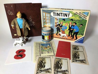 null Ensemble composé de différent objets collector Tintin en TBE.
