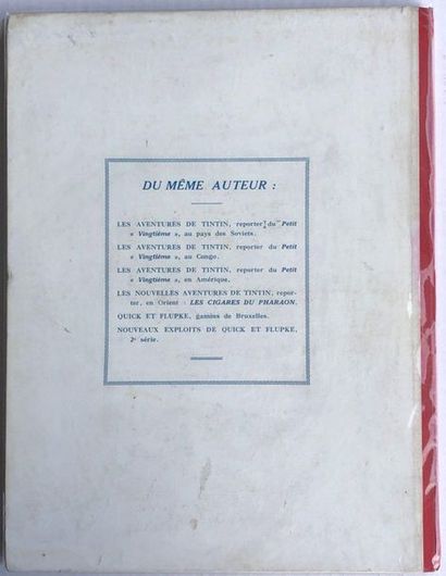 null Hergé/Quick & Flupke. Album série 3 EO P6 de 1934 avec pages de gardes grises....