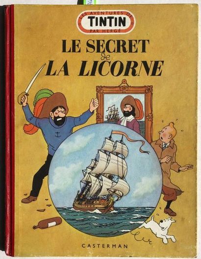 null Hergé/Tintin. Album tome 11 "Le secret de la Licorne" en état d'origine. Edition...