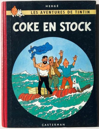 null Hergé/Tintin. Album tome 19 "Coke en stock" édition orginale de 1958 B24 imp...