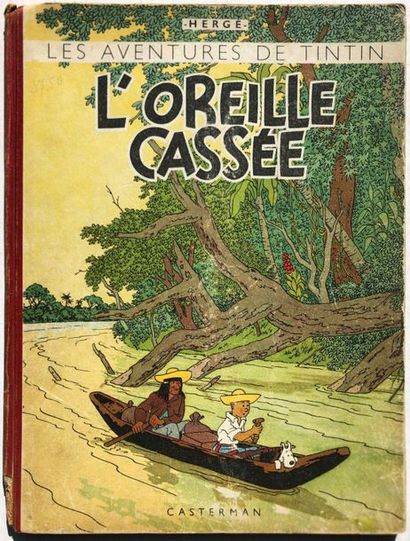 null Hergé/Tintin. Album tome 6 "L'oreille cassée" édition originale couleur A20...