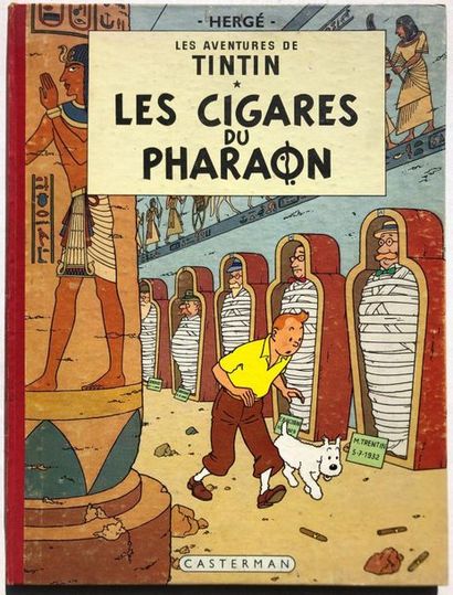 null Hergé/Tintin. Album tome 4 "Les cigares du pharaon" édition originale belge...