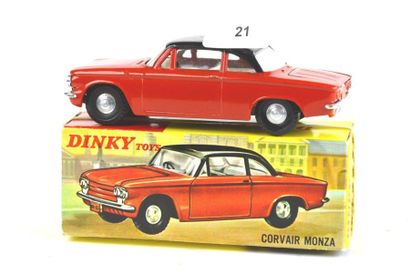 null DINKY Hong Kong, 57/002 Corvair Monza, red and black, (MB)